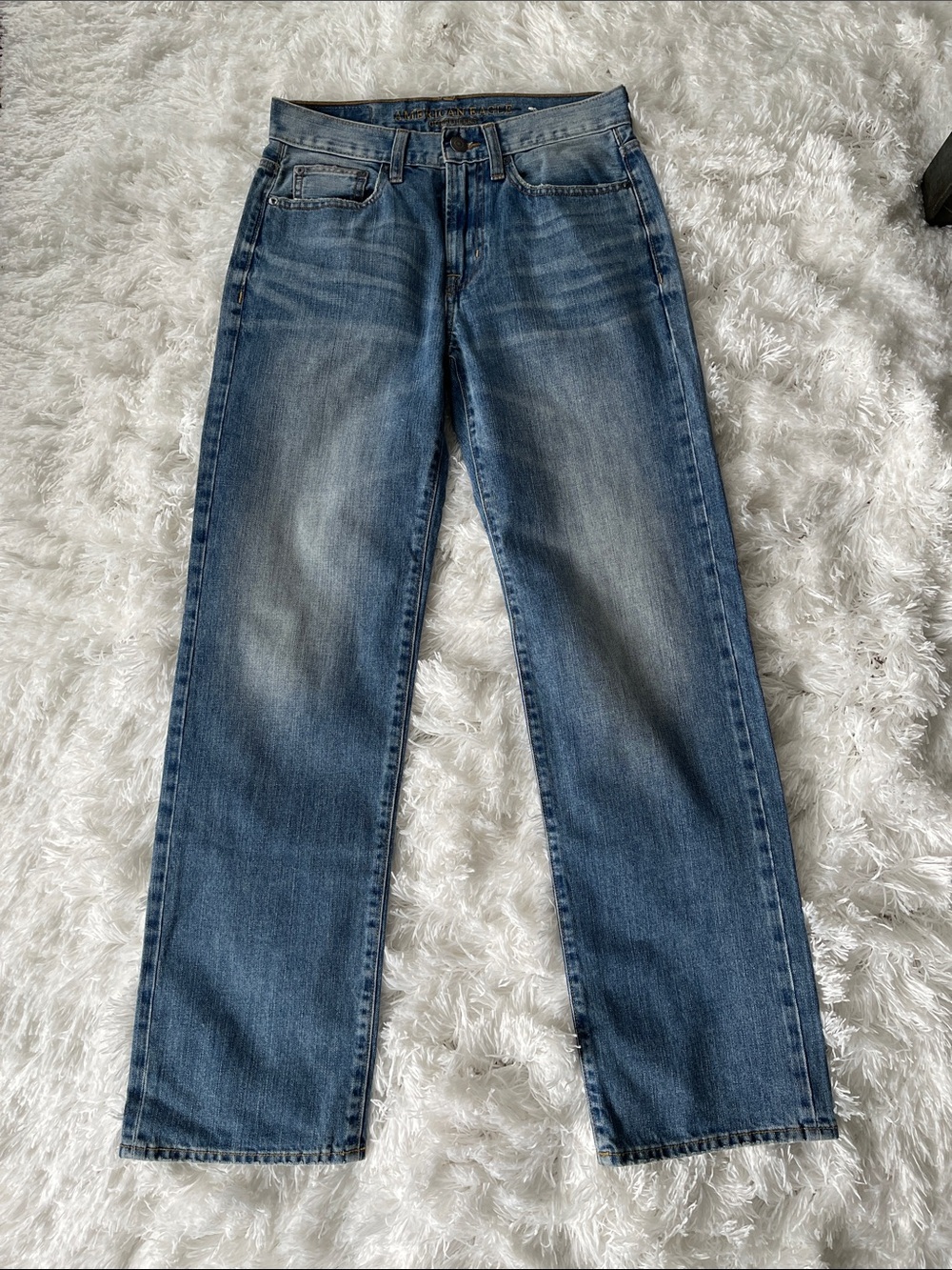 American Eagle Outfitters Classic Men's Blue Straight-Leg Jeans